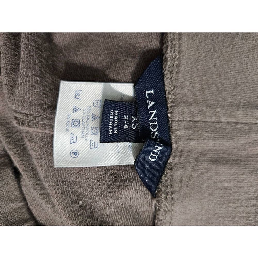 Lands' End tan, stretch waistband skirt. Size 2-4. - Picture 3 of 3